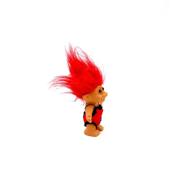 Vintage Troll Doll Red Hair Heart Swimsuit Toy Collectible Sexy Lingerie Gift - Picture 9 of 9